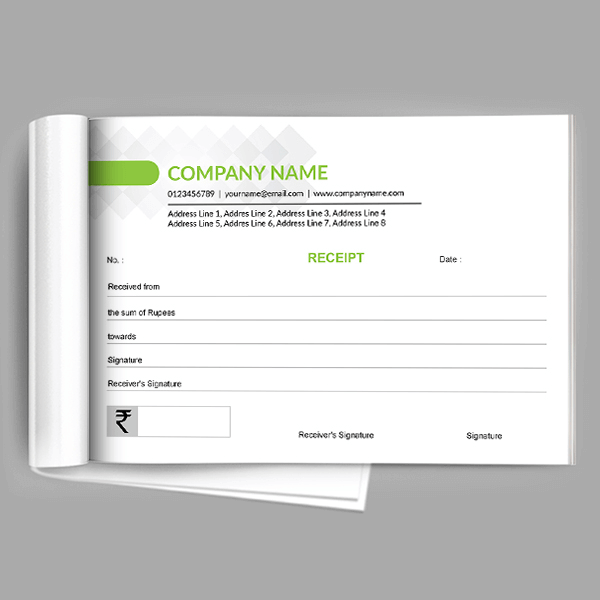 Executive Receipt Book