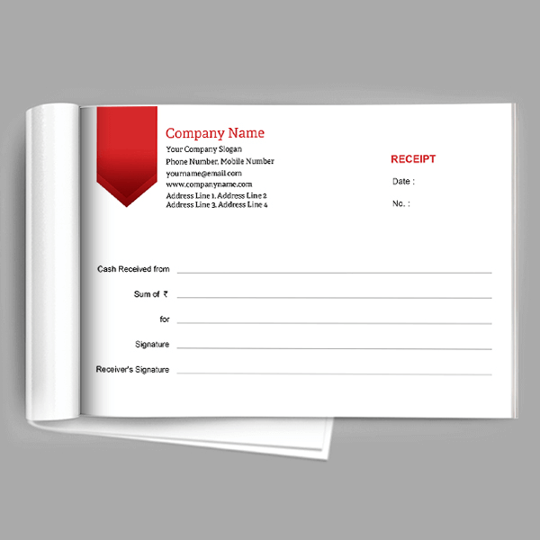 Tailor Receipt Book