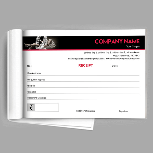 Textiles Receipt Book