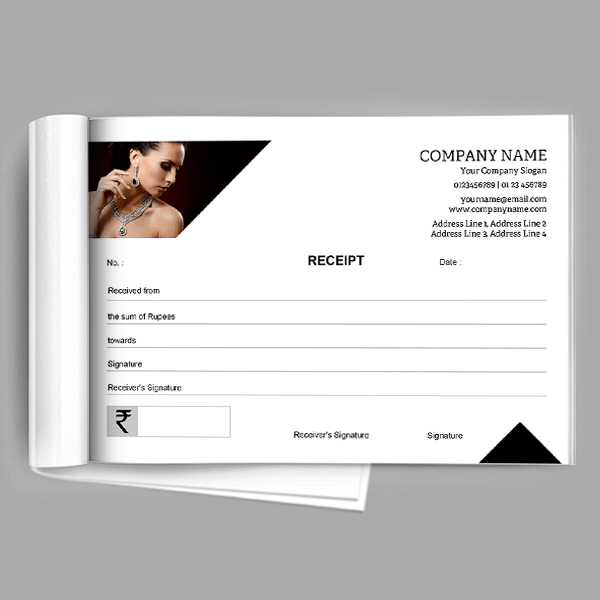 Yellow Receipt Book