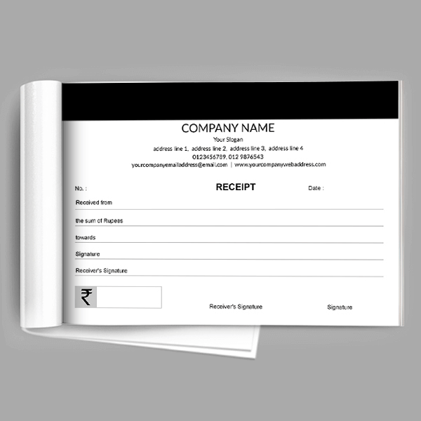 Elegant Receipt Book