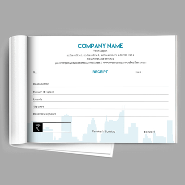 Architect Receipt Book