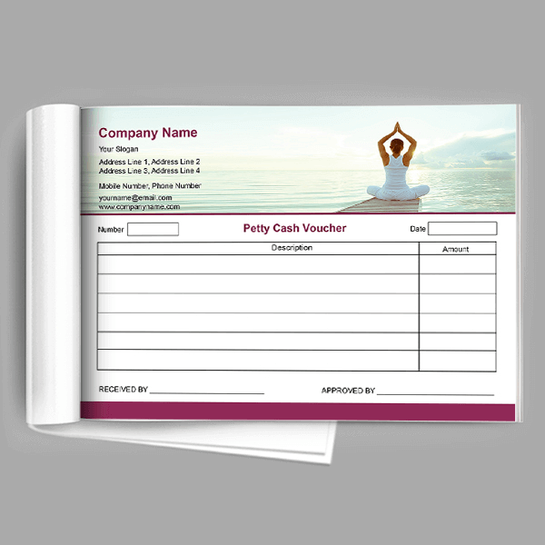 Yoga  Voucher Design
