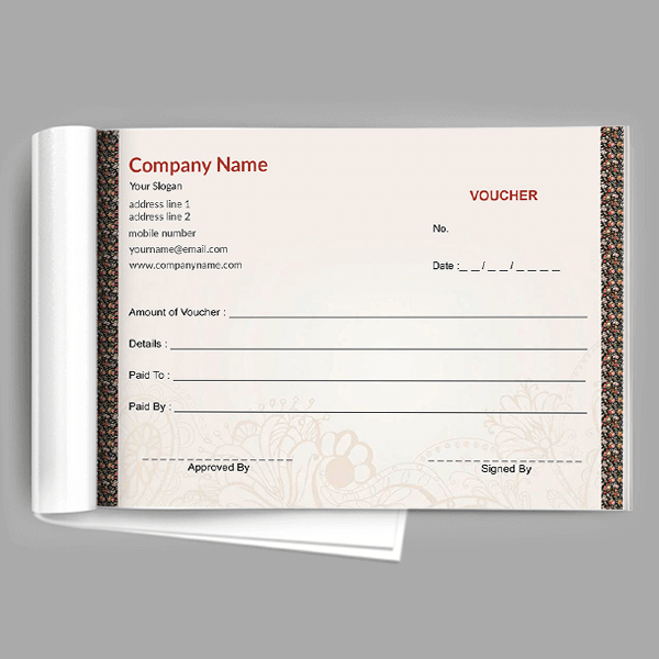 Florist Voucher Design