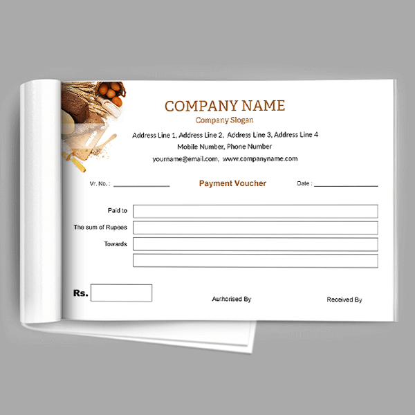 Bakery  Voucher Design