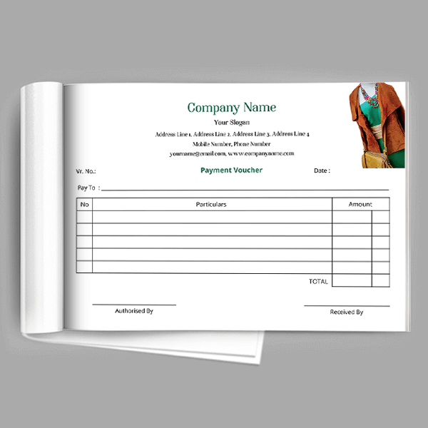 Fashion Designer Voucher Design