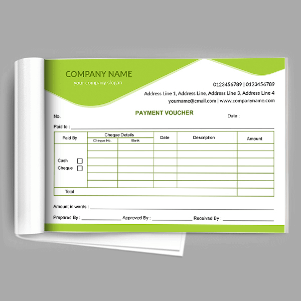 professional Voucher Design