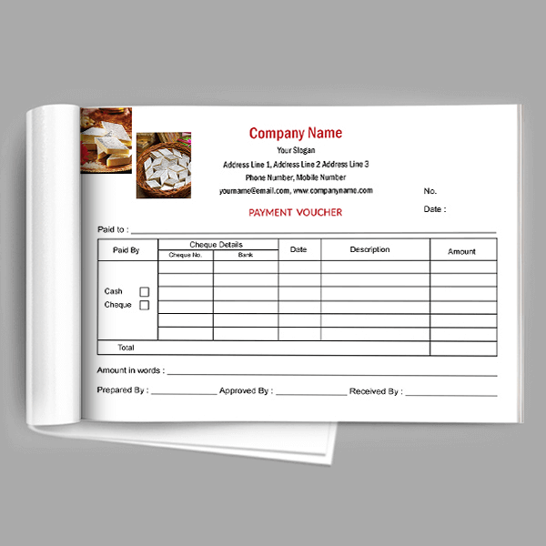 Sweet Shop Voucher Design