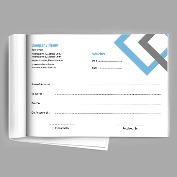 Accountant Voucher Book