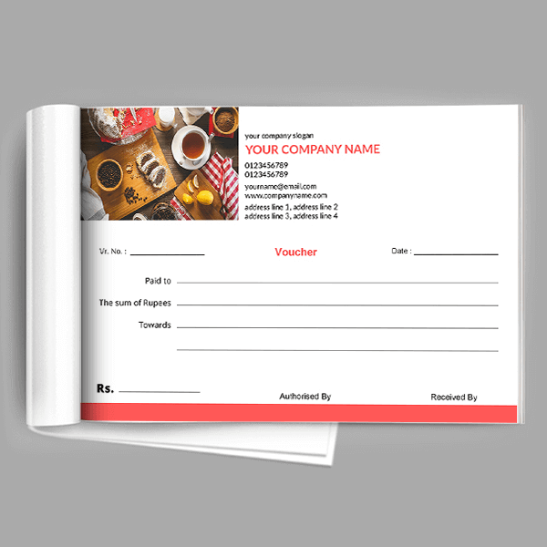 Bakery Voucher Book