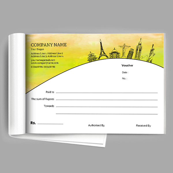 Travel Voucher Book