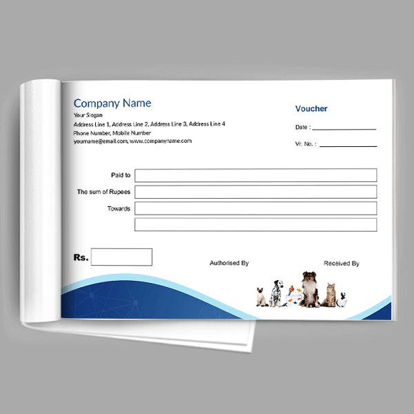 Pet Clinic Voucher Book