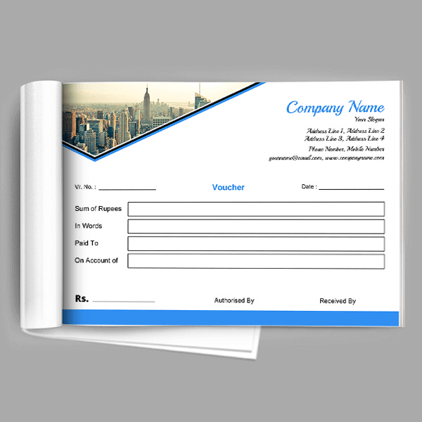 professional Voucher Book