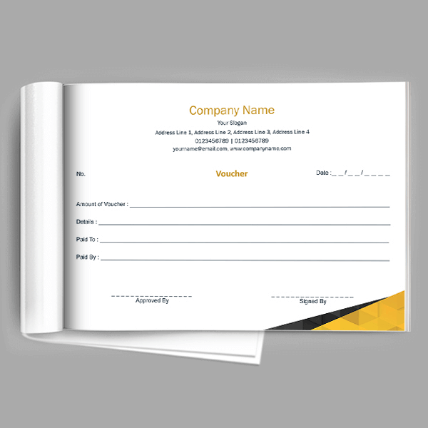 Pattern Voucher Book