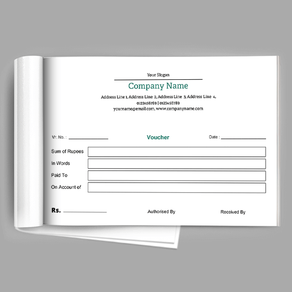 Architect Voucher Book