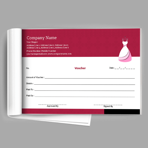 Garment Voucher Book