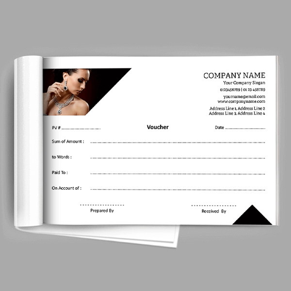 Yellow Voucher Book