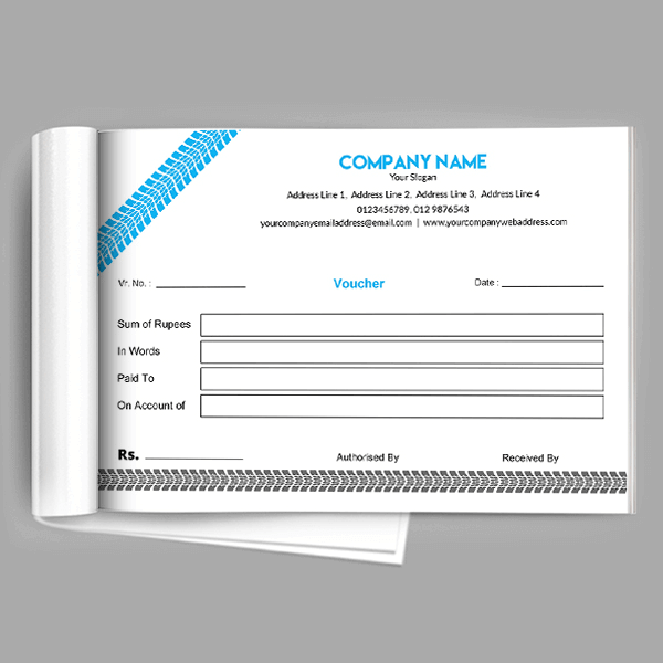 Tyre Dealers Voucher Book