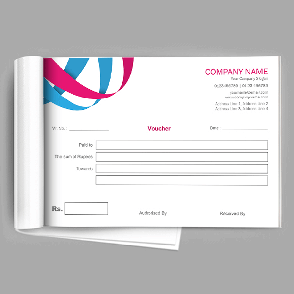 Fitness Center Voucher Book