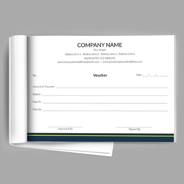 Plain Voucher Book