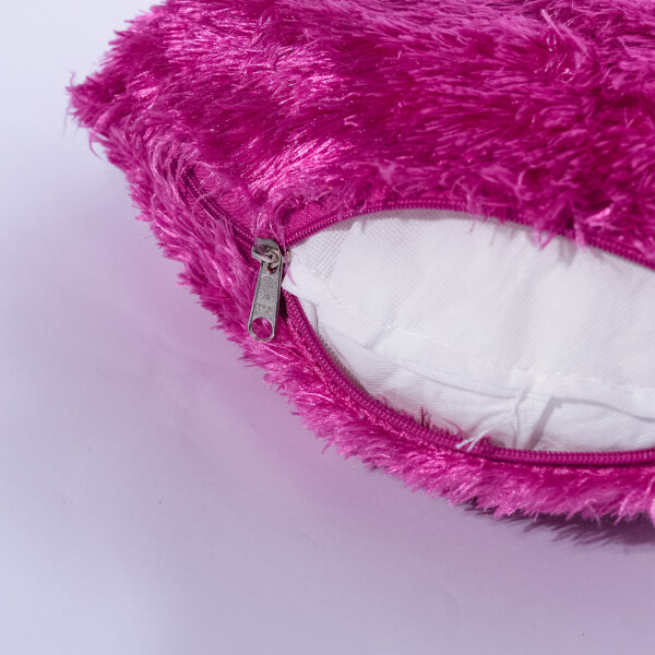 Heart Shaped Fur Pillows 3