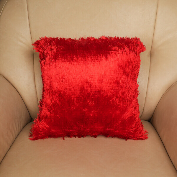 Square Shaped Fur Pillows 2