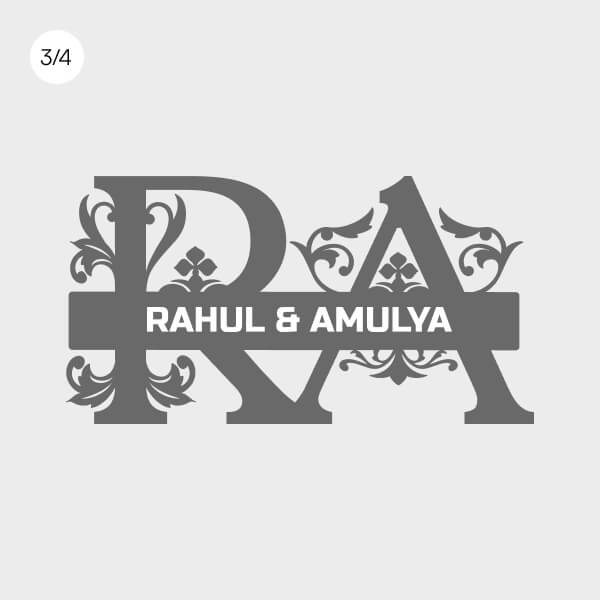 How to Order Royal Couple Nameplates Step 3