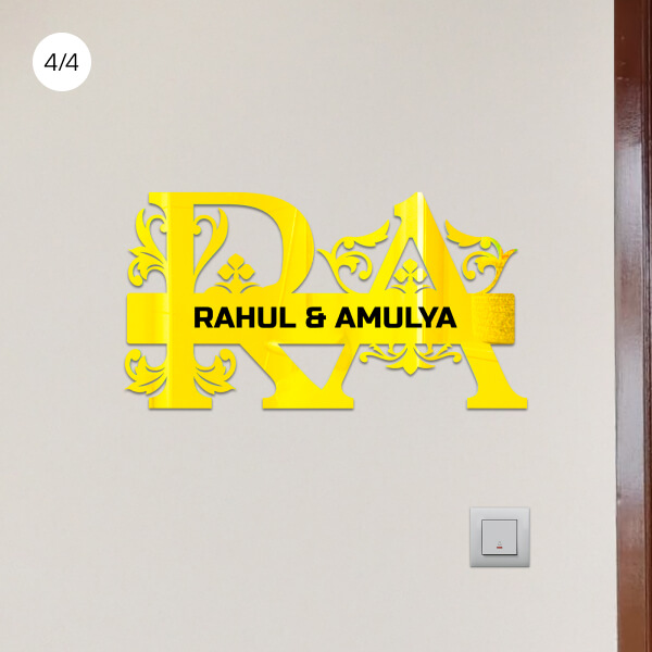 How to Order Royal Couple Nameplates Step 4